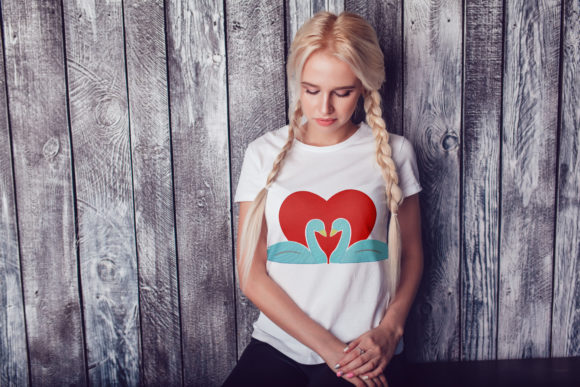 Double Swan: A Premium Embroidery Design