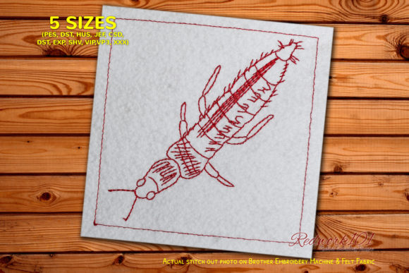 Hairy Thrips Bluework: A Unique Embroidery Design