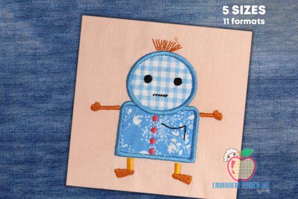 Happy Cartoon Boy Applique Pattern Review