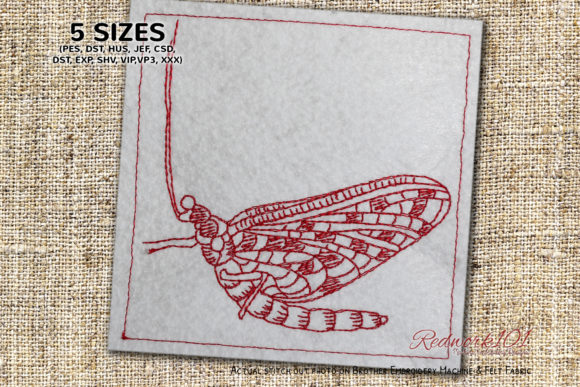 Mayfly Lineart: A Delicate and Versatile Design