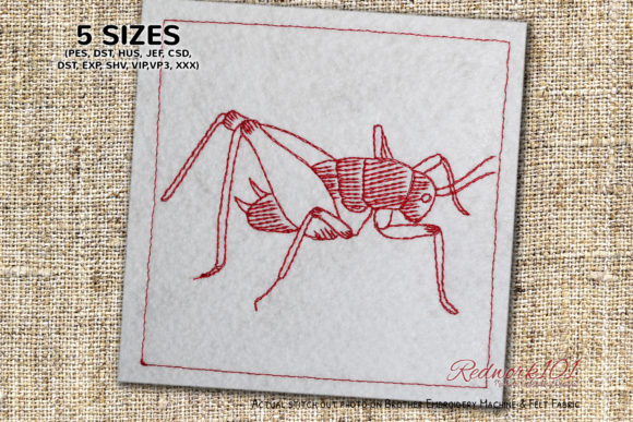 Rhaphidophoridae Bluework: A Unique Embroidery Design